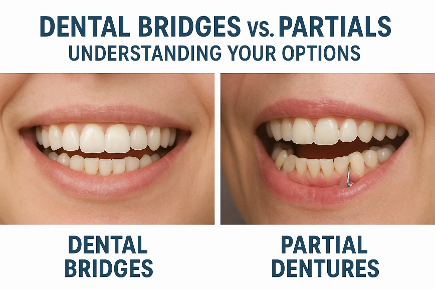 Dental bridges vs. partials: Understanding your options in Shady Spring, WV
